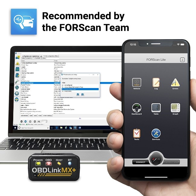 OBD-AUS Forscan Bluetooth Android - OBD2 Scan Tool